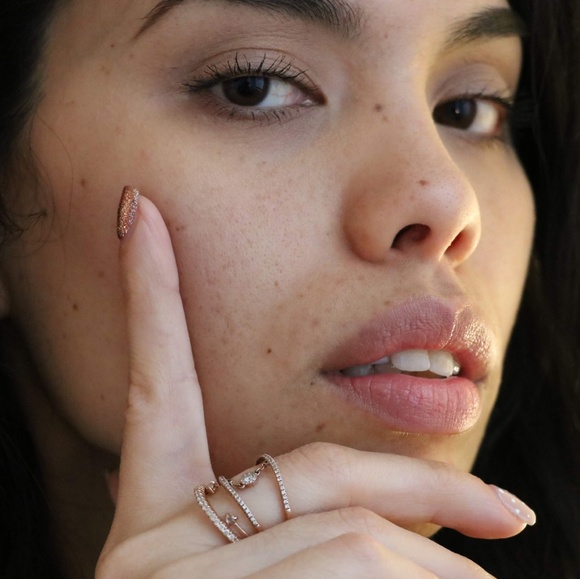 Diamond Eternity Stacking Band in 14K Rose Gold - Picture 6 of 6